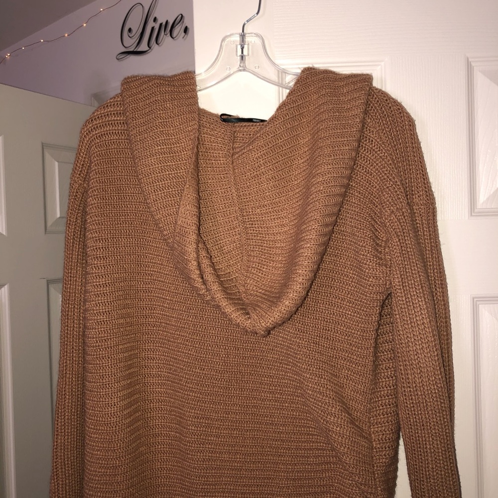 Hooded cardigan